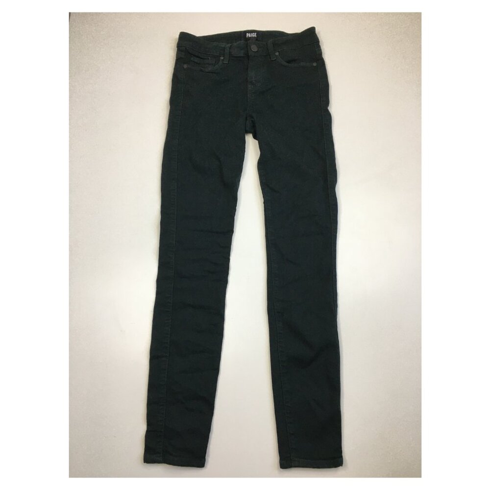 PAIGE Premium Midnight Green Wash 5 Pocket Verdugo Ultra Skinny Slim Fit Jeans